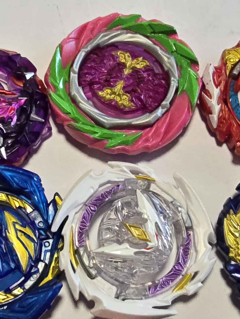 Beyblade Burst Lot Tops Discs Drivers Launcher Mixed Toy Set 15 Complete